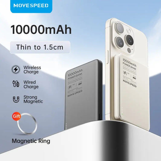 Magnetic Power Bank 5000mAh PD20W Portable Mini Size Wireless Powerbank Battery Charger for iPhone Samsung Xiaomi