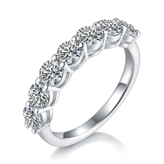 Brilliant Moissanite 2.1CT Diamonds 18k White Gold Plated Ring | Mix Mix Style [Hot Seller]
