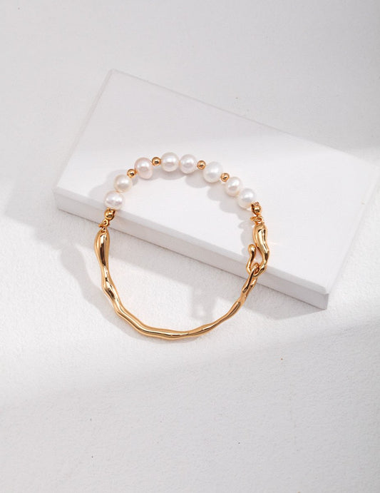 Elegant Akoya Pearl Beads s925 Sterling Silver Bracelet | Mix Mix Style [Hot Seller]