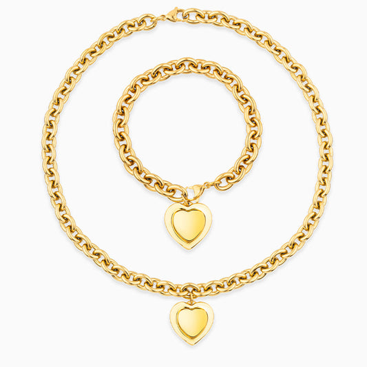 Divine Heart Jewelry Set