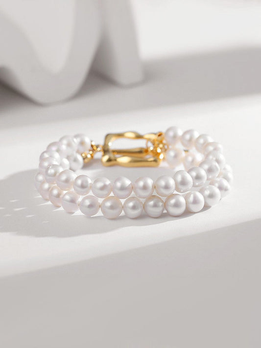 Double Layer Freshwater Pearl Bracelet | Mix Mix Style [Hot Seller]