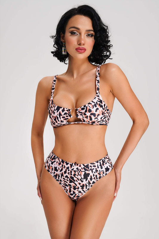 Leopard Two Piece Bikini | Mix Mix Style  [Hot Seller]